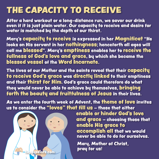 The Capacity to Receive - a reflection