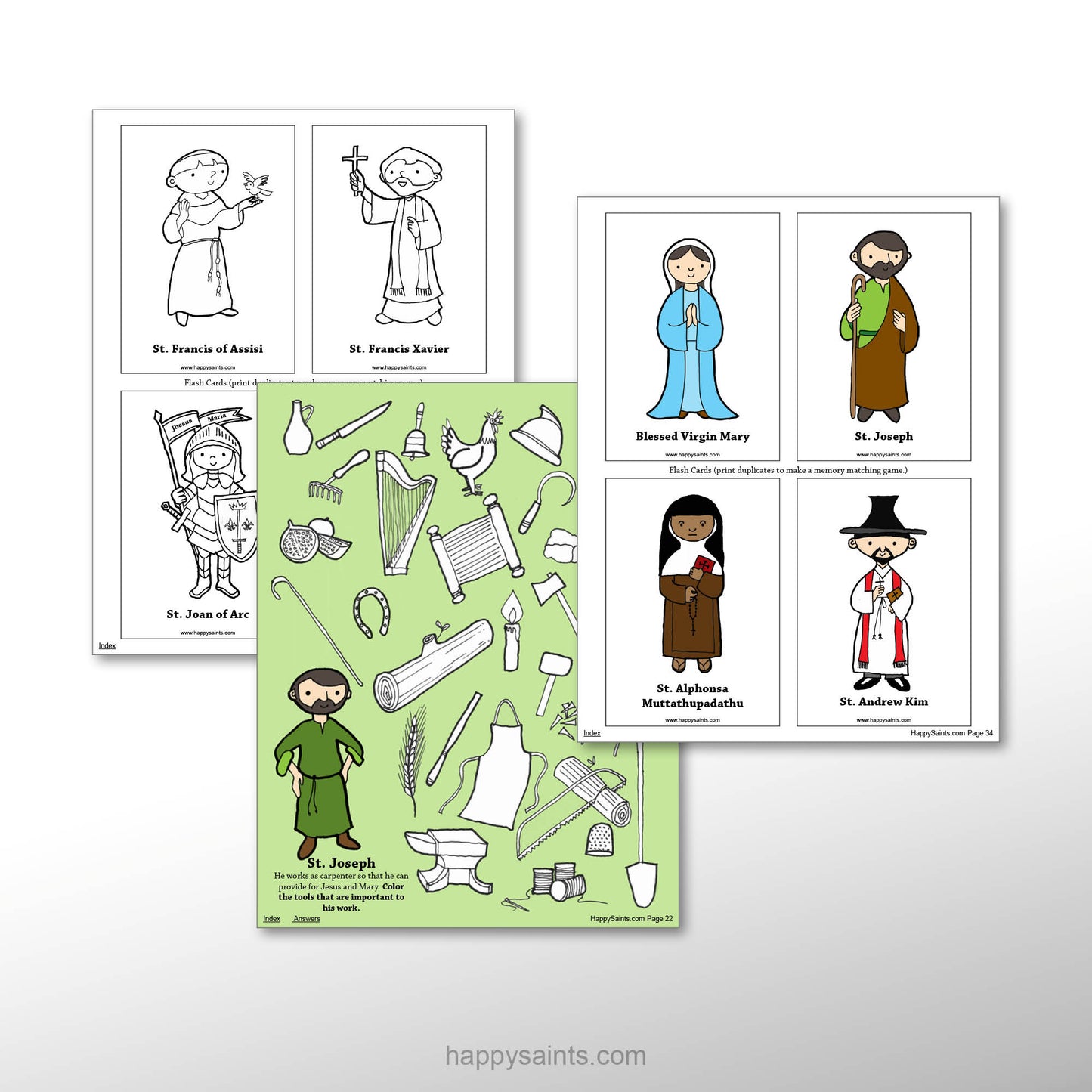 Happy Saints Activity Book