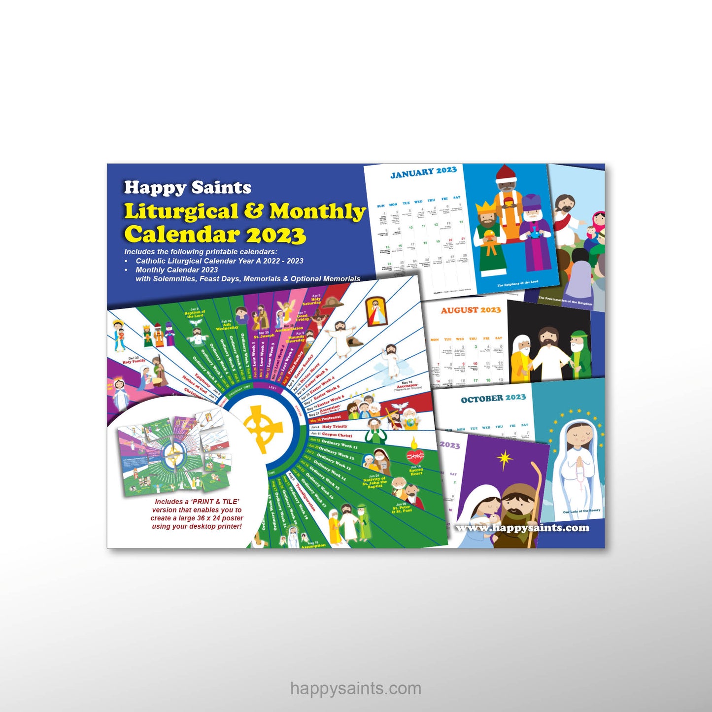 Liturgical & Monthly Calendar 2023
