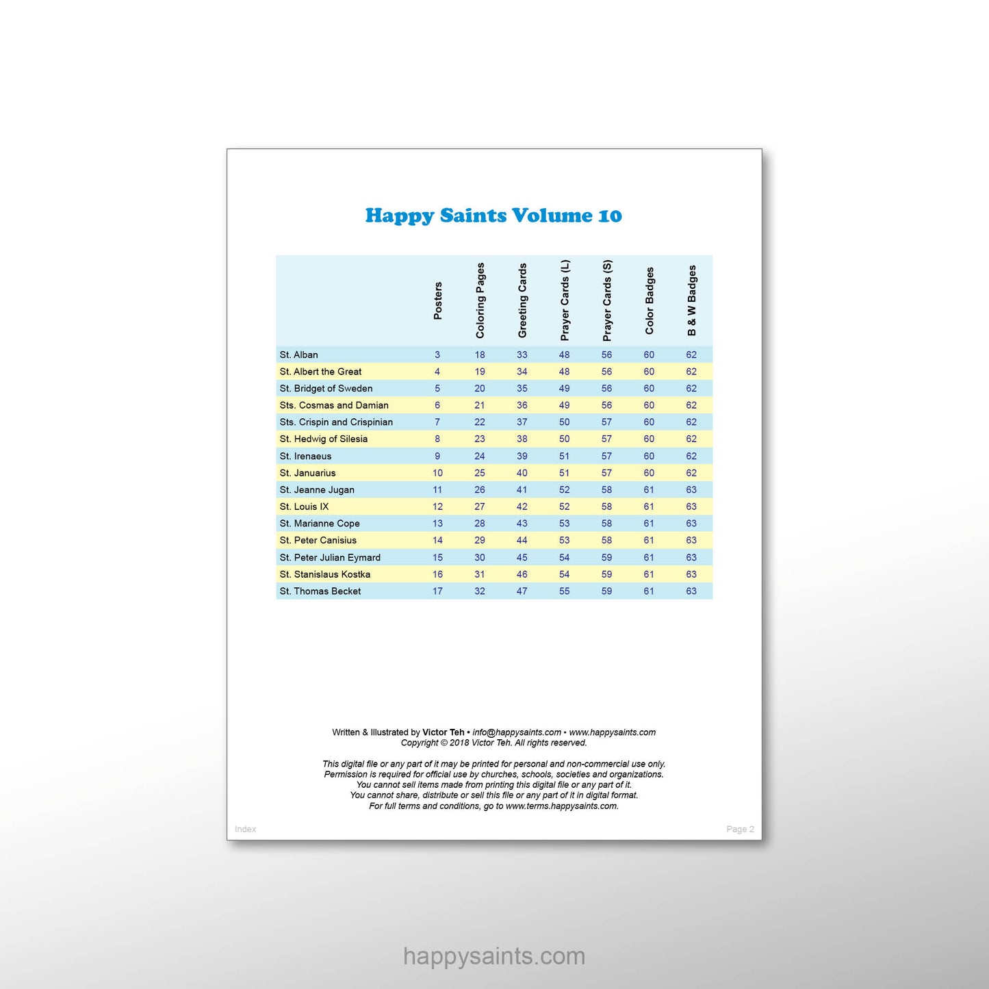Happy Saints Volume 10