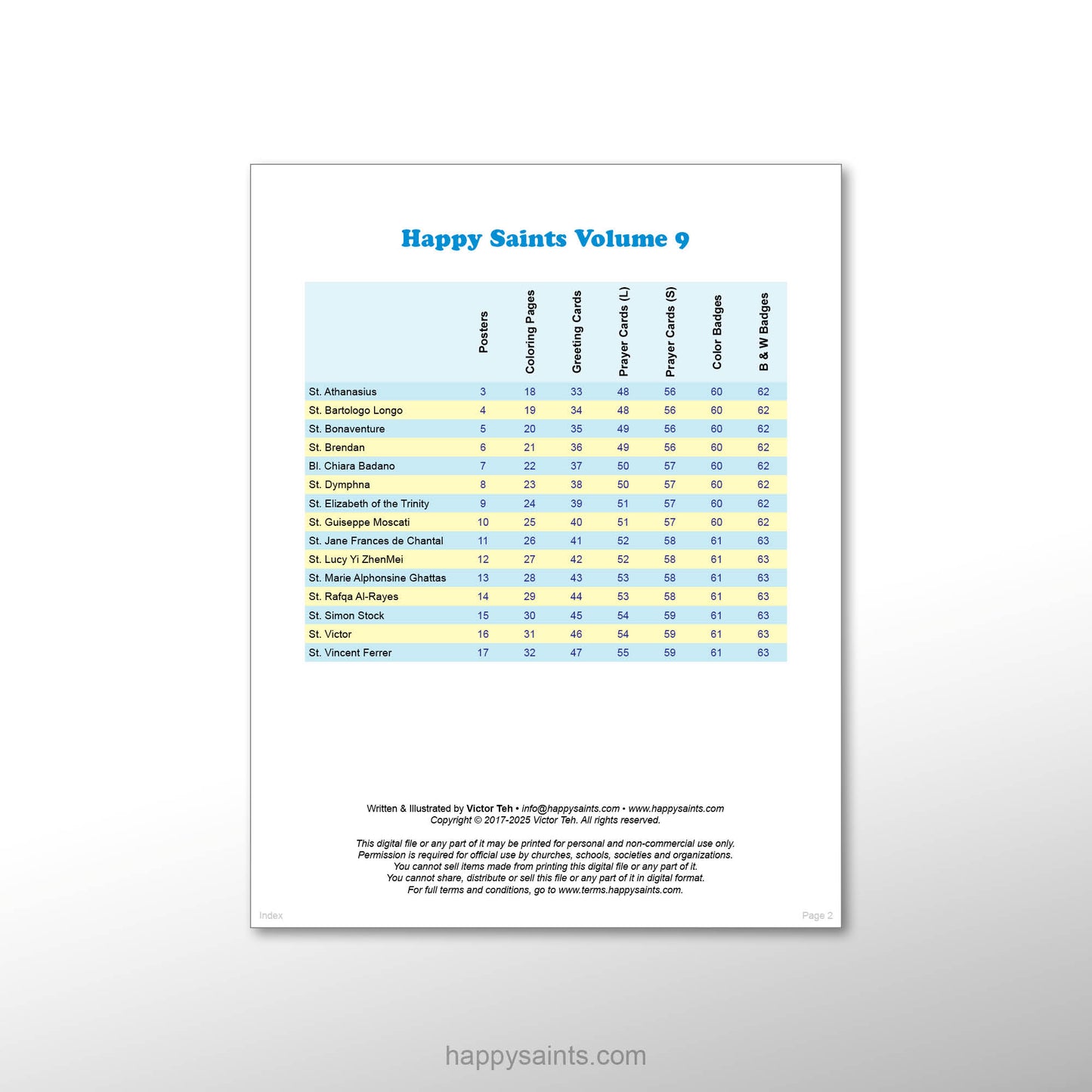 Happy Saints Volume 09