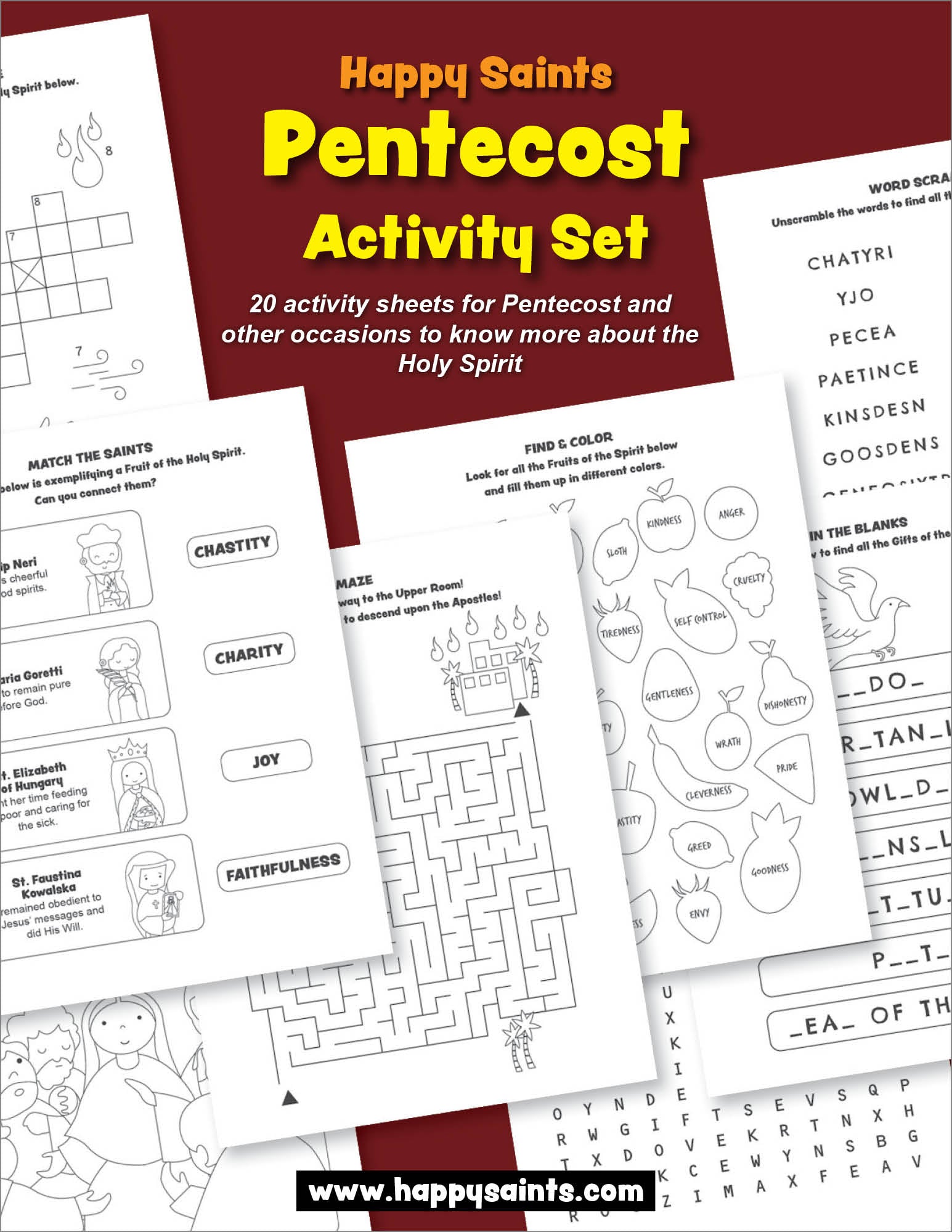 Pentecost Activities – Happy Saints Pentecost Activities – Happy Saints