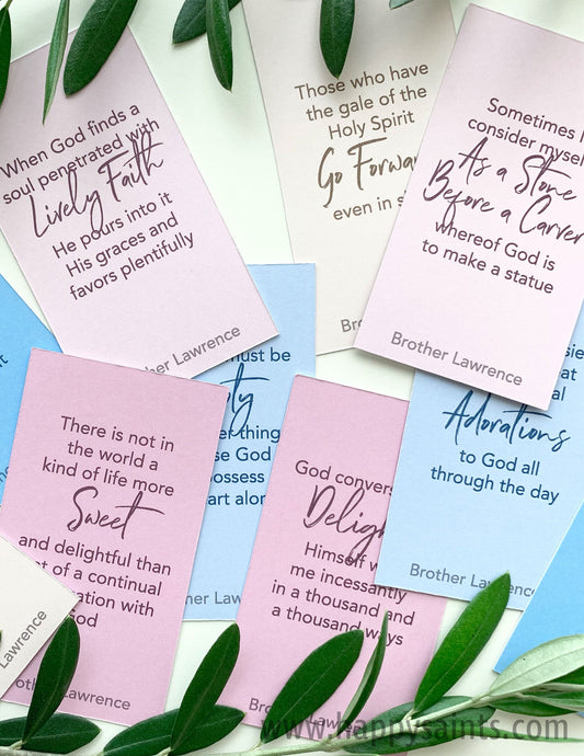 The Practice of the Presence of God Quote Cards