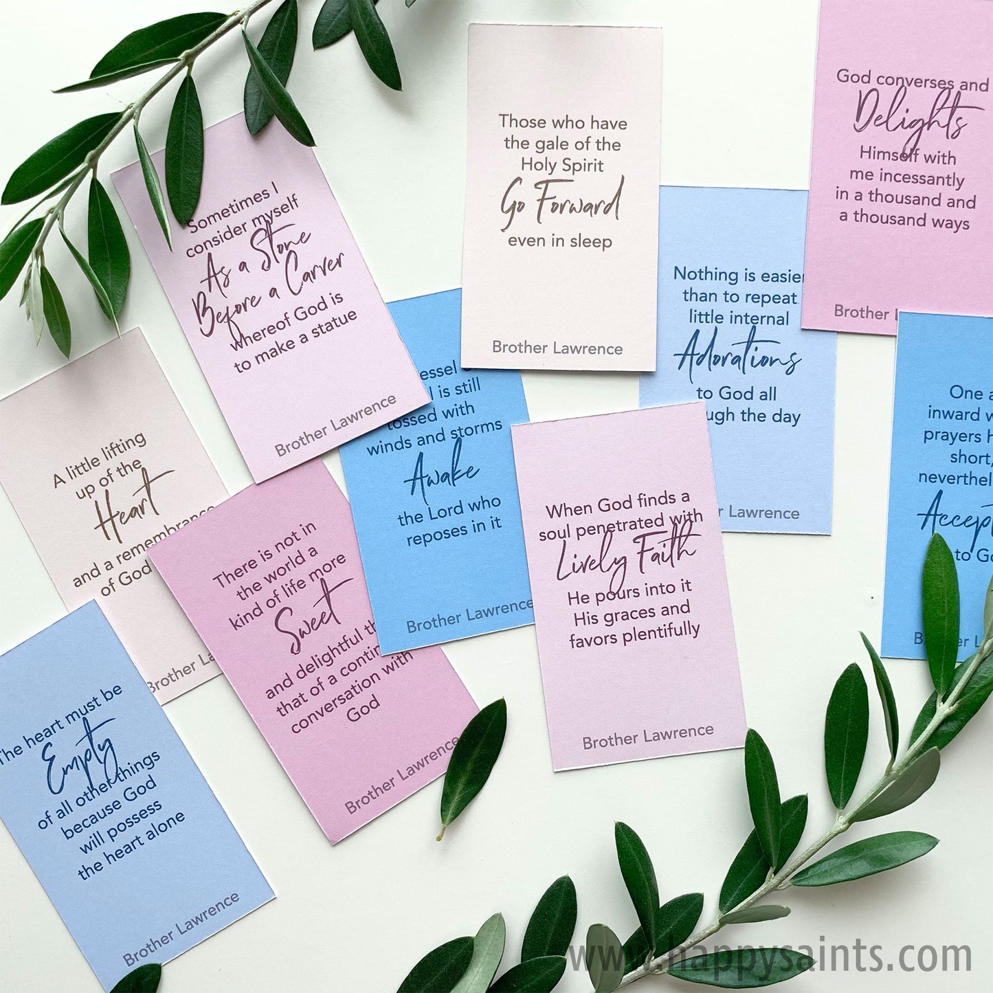 The Practice of the Presence of God Quote Cards