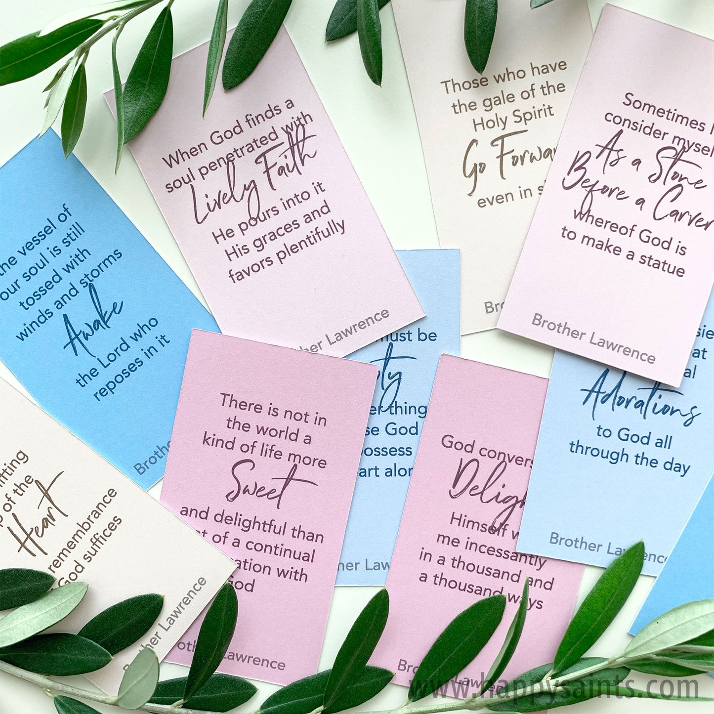 The Practice of the Presence of God Quote Cards