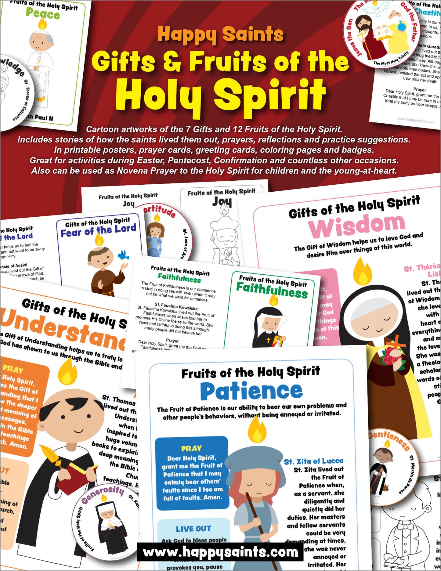 fruits of the holy spirit worksheet