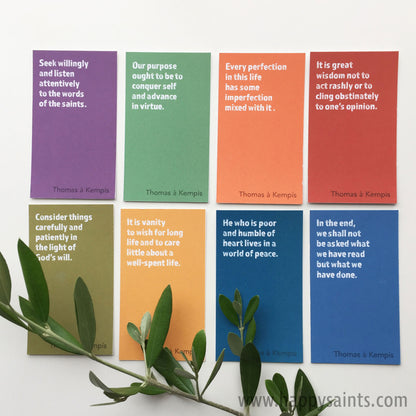The Imitation of Christ Quote Cards