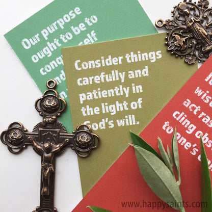 The Imitation of Christ Quote Cards