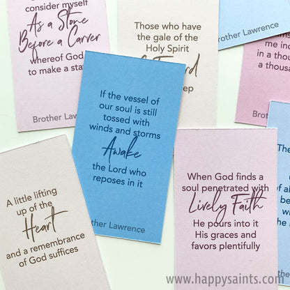 The Practice of the Presence of God Quote Cards